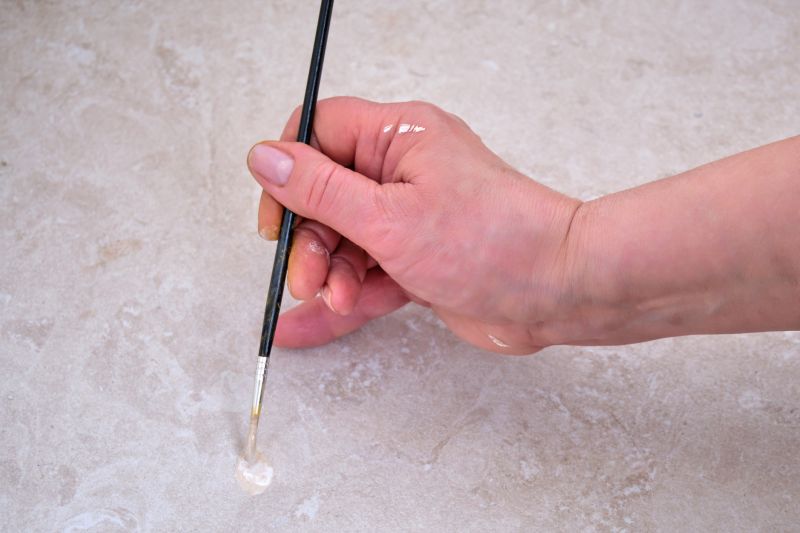 Application of Patching Material